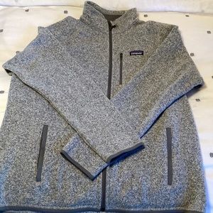 Brand new never worn mens Patagonia fleece grey XL